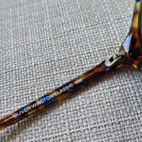 Oliver Winston Women Vintage Sunglasses Multicolor Tortoise Eyewear Made America - Picture 9 of 12